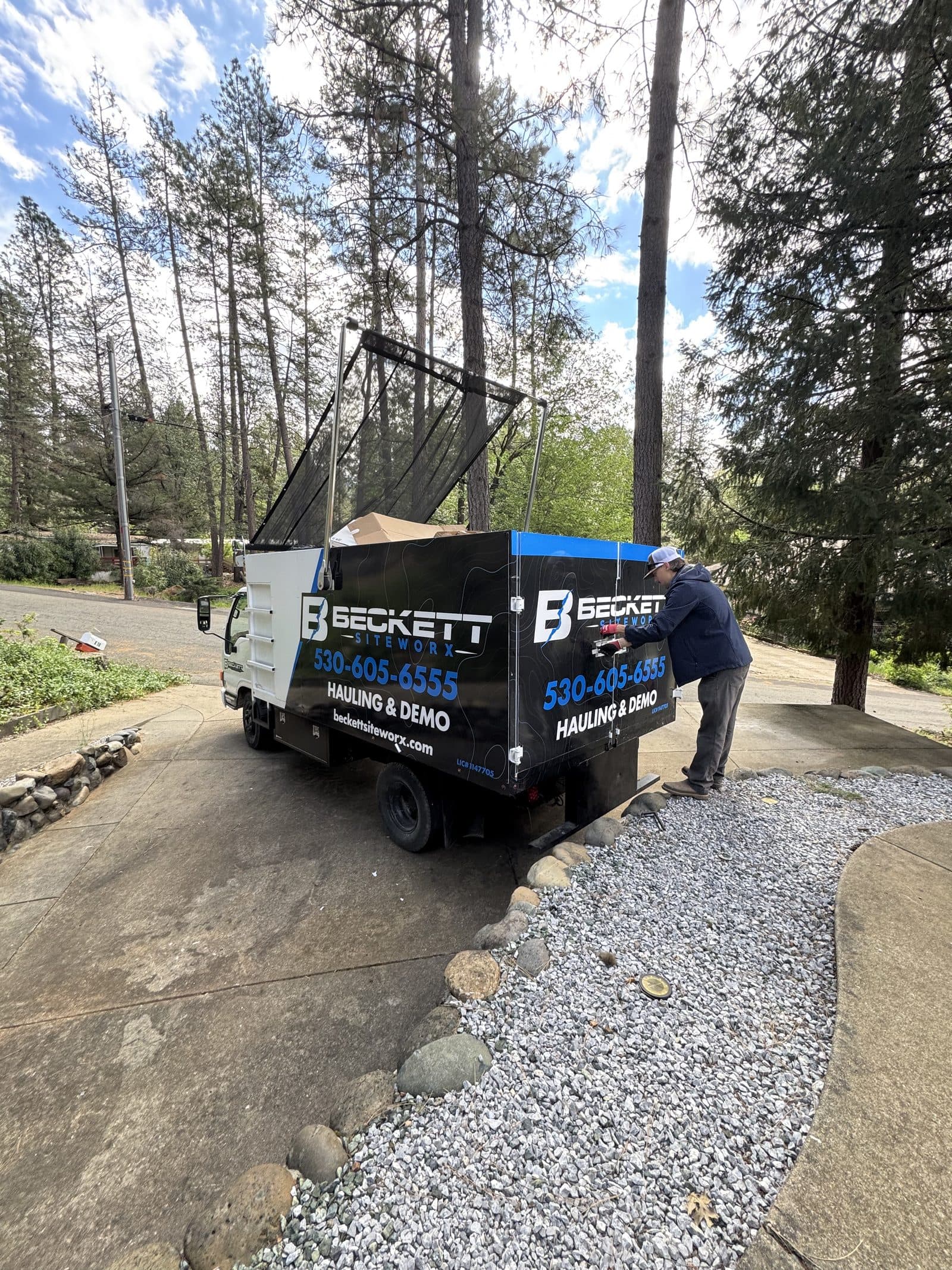 Beckett Siteworx service areas in Shasta & Tehama County, Northern California