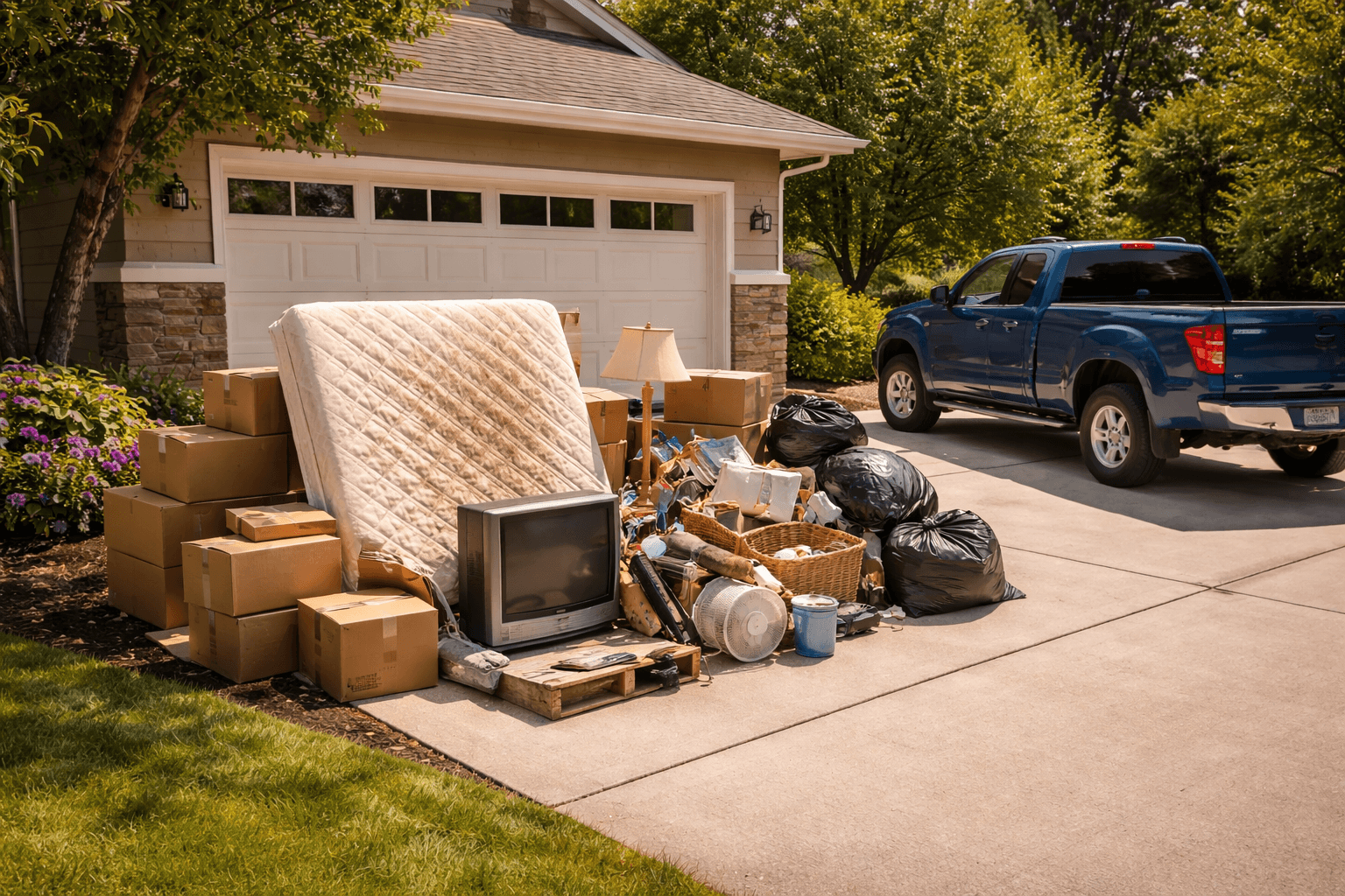 Residential Junk Removal by Beckett Siteworx
