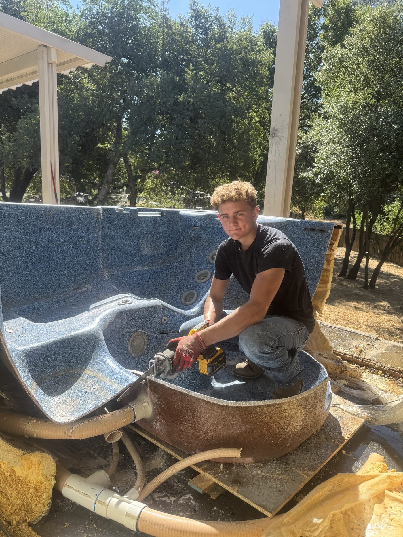 Hot Tub Removal | Beckett Siteworx