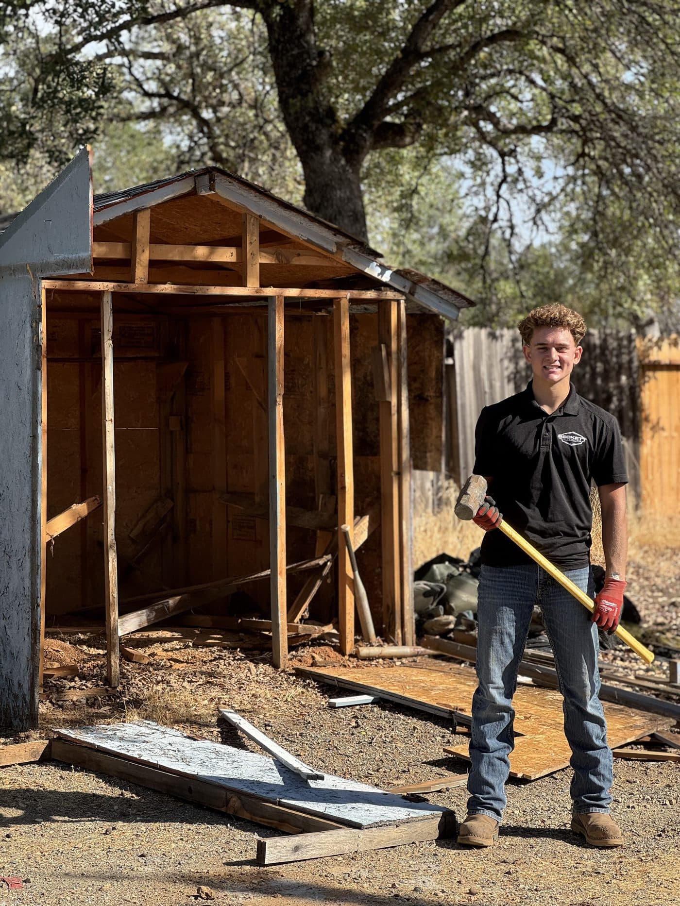 Shed Demolition | Beckett Siteworx